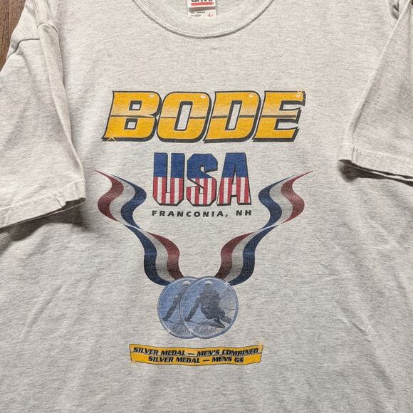 2002 Bode Miller USA Olympic Ski T shirt - Picture 3 of 5